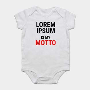 Lorem Ipsum - 2 Baby Bodysuit